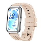 Cinturino per orologio in silicone tinta unita con texture zigrinata, For Huawei Band 11 / Band 11 Pro