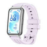 Cinturino per orologio in silicone tinta unita con texture zigrinata, For Huawei Band 11 / Band 11 Pro