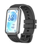 Cinturino per orologio in silicone tinta unita con texture zigrinata, For Huawei Band 11 / Band 11 Pro