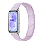 Cinturino per orologio sottile in silicone magnetico a forma di I con tre perline., For Huawei Band 11 / Band 11 Pro