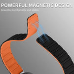Cinturino per orologio sottile in silicone magnetico a forma di I con tre perline., For Huawei Band 11 / Band 11 Pro