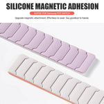 Cinturino per orologio magnetico in silicone con texture a corazza, For Huawei Band 11 / Band 11 Pro