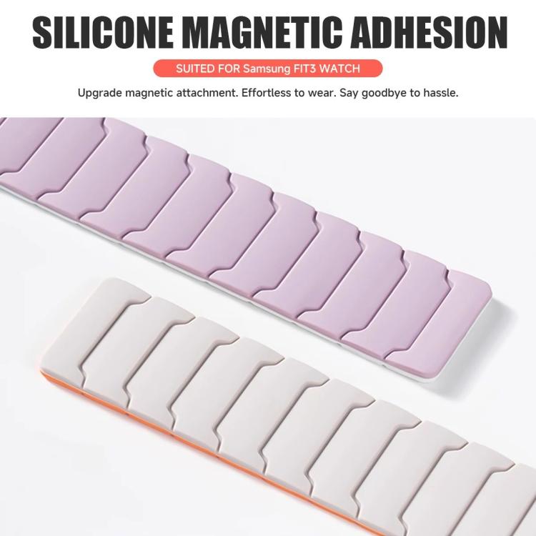 Cinturino per orologio magnetico in silicone con texture a corazza, For Huawei Band 11 / Band 11 Pro