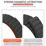 Cinturino per orologio magnetico in silicone con texture a corazza, For Huawei Band 11 / Band 11 Pro