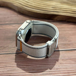 Cinturino per orologio in nylon intrecciato con fibbia riflettente per ombrello, For Apple Watch 49mm / 46mm / 45mm / 44mm, For Apple Watch 42mm / 41mm / 40mm / 38mm