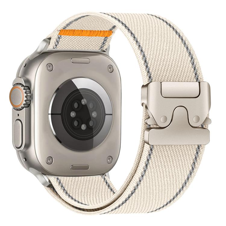 Cinturino per orologio in nylon intrecciato con fibbia riflettente per ombrello, For Apple Watch 49mm / 46mm / 45mm / 44mm, For Apple Watch 42mm / 41mm / 40mm / 38mm