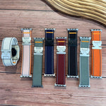 Cinturino per orologio in nylon intrecciato con fibbia riflettente per ombrello, For Apple Watch 49mm / 46mm / 45mm / 44mm, For Apple Watch 42mm / 41mm / 40mm / 38mm