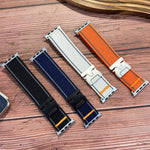 Cinturino per orologio in nylon intrecciato con fibbia riflettente per ombrello, For Apple Watch 49mm / 46mm / 45mm / 44mm, For Apple Watch 42mm / 41mm / 40mm / 38mm