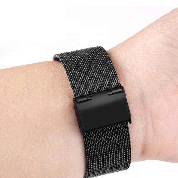 Cinturino per orologio in metallo con fibbia milanese in acciaio inossidabile, For Huawei Band 11 / Band 11 Pro