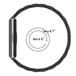 Cinturino per orologio in metallo con tre perline e diamanti incastonati, For Huawei Band 11 / Band 11 Pro