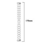 Cinturino per orologio in metallo con tre perline e diamanti incastonati, For Huawei Band 11 / Band 11 Pro