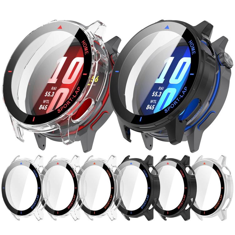 Pellicola in vetro temperato integrata nella custodia protettiva per orologio in PC, For Huawei Watch GT Runner 2