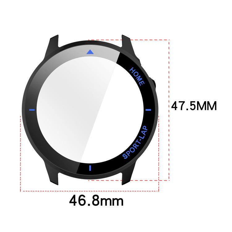 Pellicola in vetro temperato integrata nella custodia protettiva per orologio in PC, For Huawei Watch GT Runner 2