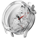 Pellicola in vetro temperato integrata nella custodia protettiva per orologio in PC, For Xiaomi Watch S5 46mm