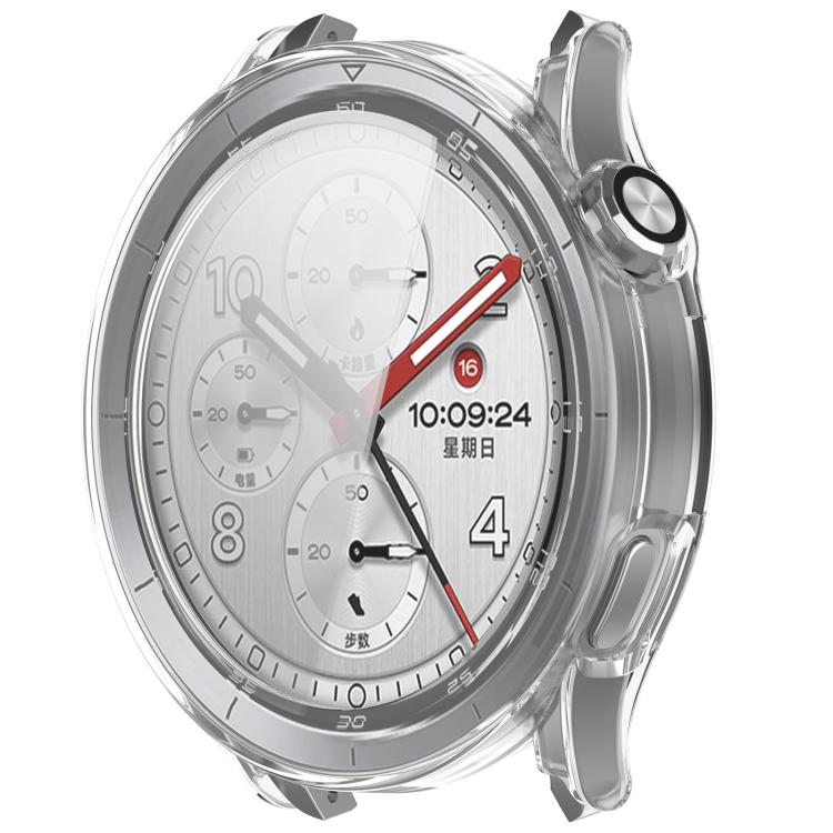 Pellicola in vetro temperato integrata nella custodia protettiva per orologio in PC, For Xiaomi Watch S5 46mm