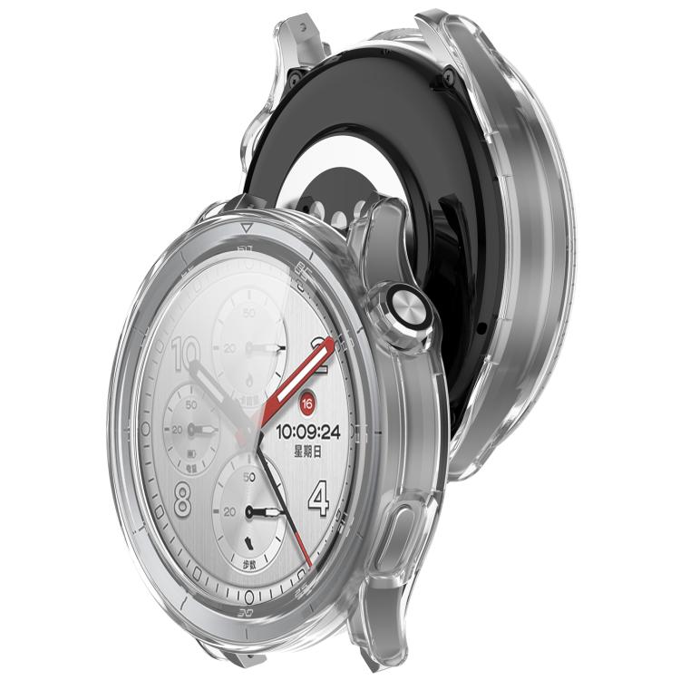 Pellicola in vetro temperato integrata nella custodia protettiva per orologio in PC, For Xiaomi Watch S5 46mm