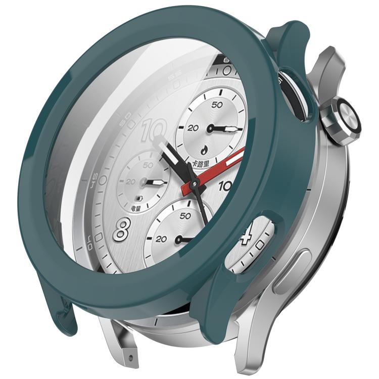 Pellicola in vetro temperato integrata nella custodia protettiva per orologio in PC, For Xiaomi Watch S5 46mm