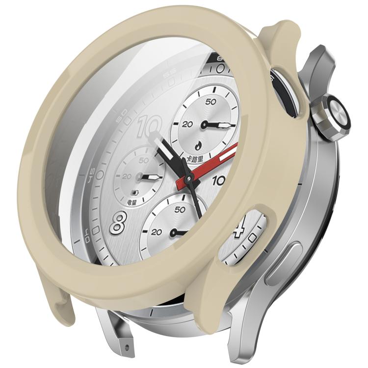 Pellicola in vetro temperato integrata nella custodia protettiva per orologio in PC, For Xiaomi Watch S5 46mm