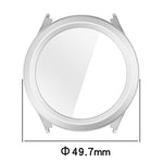 Pellicola in vetro temperato integrata nella custodia protettiva per orologio in PC, For Xiaomi Watch S5 46mm