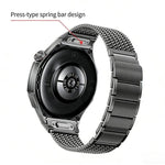 Cinturino per orologio in acciaio inossidabile con chiusura magnetica a pulsante., For Huawei Watch GT6 Pro