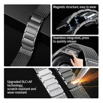 Cinturino per orologio in acciaio inossidabile con chiusura magnetica a pulsante., For Huawei Watch GT6 Pro