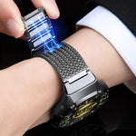 Cinturino per orologio in acciaio inossidabile con chiusura magnetica a pulsante., For Huawei Watch GT6 Pro