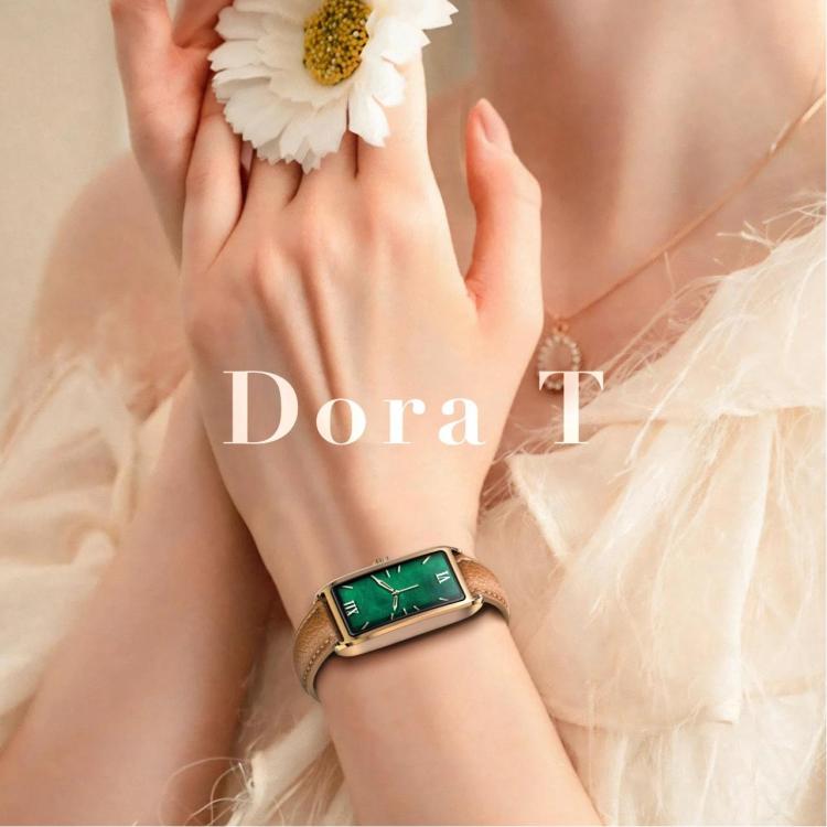 Orologio intelligente da donna Dora T con schermo AMOLED da 1,13 pollici, impermeabile IP68, supporta il monitoraggio della salute.