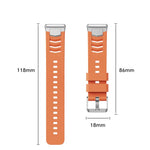 Cinturino per orologio in silicone con fibbia ad sgancio rapido in metallo e perno argentato., For Huawei Band 11 / Band 11 Pro