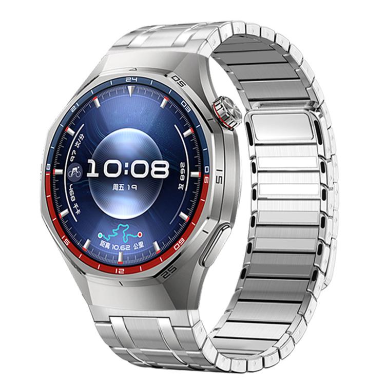 Cinturino per orologio magnetico in acciaio inossidabile stile AP con pulsante a pressione senza soluzione di continuità, For Huawei Watch GT6 Pro