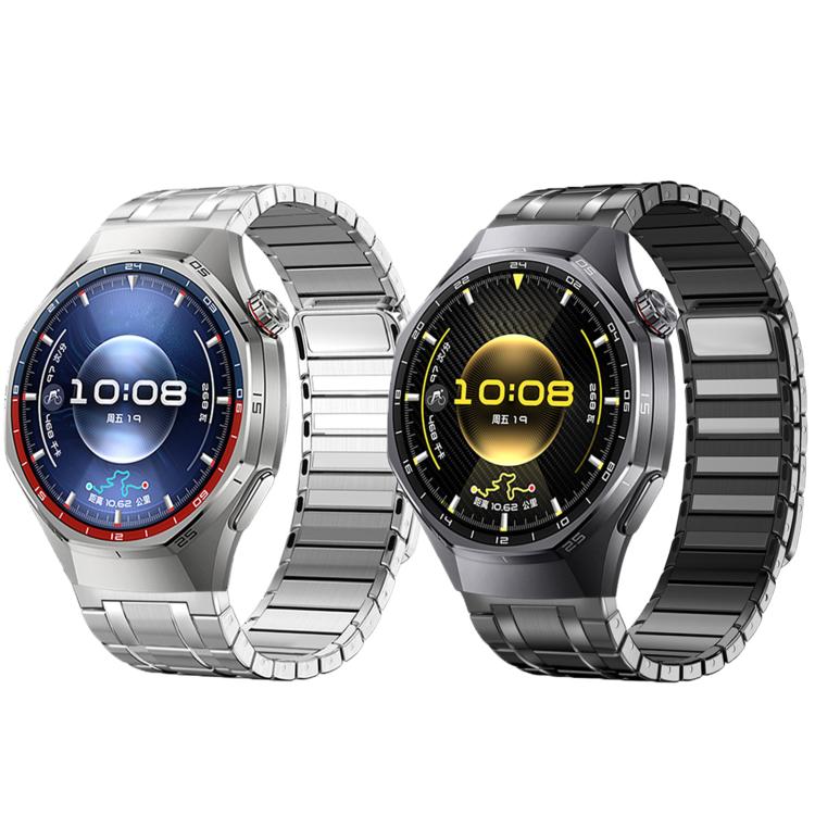 Cinturino per orologio magnetico in acciaio inossidabile stile AP con pulsante a pressione senza soluzione di continuità, For Huawei Watch GT6 Pro