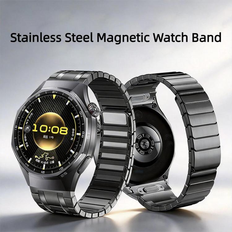 Cinturino per orologio magnetico in acciaio inossidabile stile AP con pulsante a pressione senza soluzione di continuità, For Huawei Watch GT6 Pro