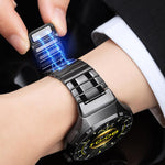 Cinturino per orologio magnetico in acciaio inossidabile stile AP con pulsante a pressione senza soluzione di continuità, For Huawei Watch GT6 Pro