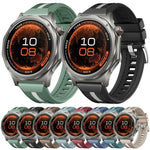 Cinturino per orologio ibrido in nylon intrecciato e silicone, For OPPO Watch X3