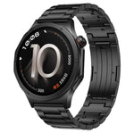 Cinturino per orologio in metallo di titanio con fibbia pieghevole a tre perline a sgancio rapido., For OPPO Watch X3