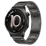 Cinturino per orologio in metallo di titanio con fibbia pieghevole a tre perline a sgancio rapido., For OPPO Watch X3