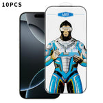 10 pezzi Pellicola in vetro temperato elettrolitico anti-impronta e antistatica Blue Gorilla per serigrafia HD, For iPhone 17e, For iPhone 17 Pro Max, For iPhone 17 Pro, For iPhone 17, For iPhone Air, For iPhone 16e, For iPhone 16 Pro Max              ...