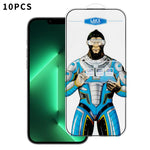10 pezzi Pellicola in vetro temperato elettrolitico anti-impronta e antistatica Blue Gorilla per serigrafia HD, For iPhone 17e, For iPhone 17 Pro Max, For iPhone 17 Pro, For iPhone 17, For iPhone Air, For iPhone 16e, For iPhone 16 Pro Max              ...