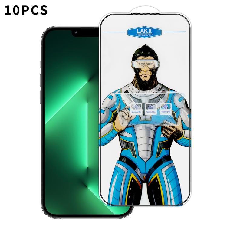 10 pezzi Pellicola in vetro temperato elettrolitico anti-impronta e antistatica Blue Gorilla per serigrafia HD, For iPhone 17e, For iPhone 17 Pro Max, For iPhone 17 Pro, For iPhone 17, For iPhone Air, For iPhone 16e, For iPhone 16 Pro Max              ...