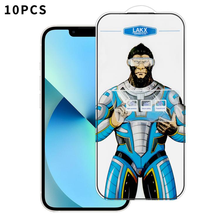 10 pezzi Pellicola in vetro temperato elettrolitico anti-impronta e antistatica Blue Gorilla per serigrafia HD, For iPhone 17e, For iPhone 17 Pro Max, For iPhone 17 Pro, For iPhone 17, For iPhone Air, For iPhone 16e, For iPhone 16 Pro Max              ...