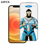 10 pezzi Pellicola in vetro temperato elettrolitico anti-impronta e antistatica Blue Gorilla per serigrafia HD, For iPhone 17e, For iPhone 17 Pro Max, For iPhone 17 Pro, For iPhone 17, For iPhone Air, For iPhone 16e, For iPhone 16 Pro Max              ...