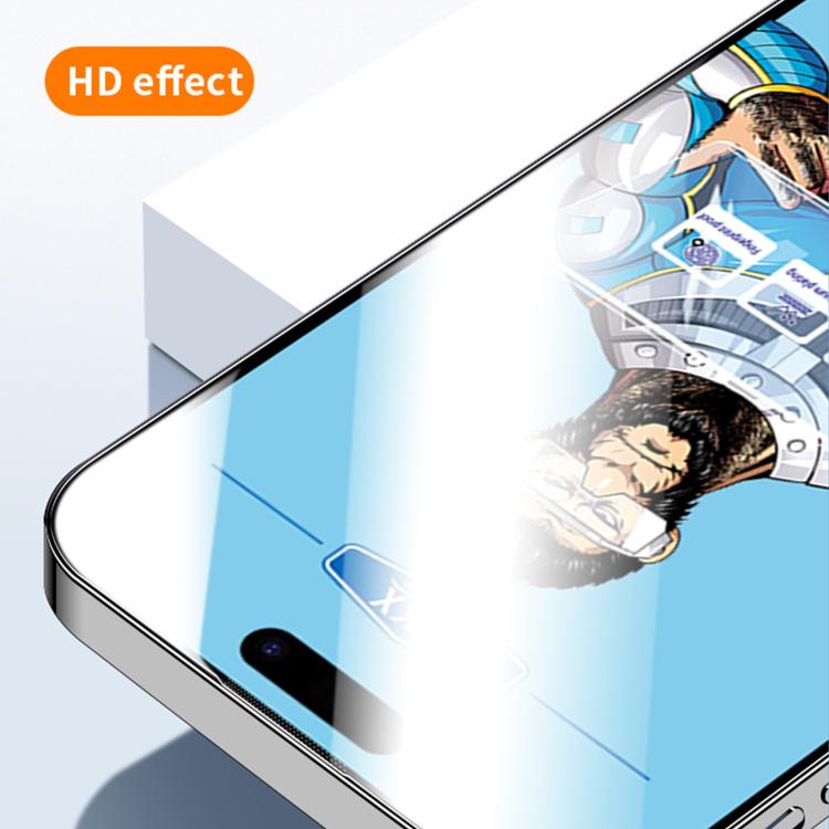 10 pezzi Pellicola in vetro temperato elettrolitico anti-impronta e antistatica Blue Gorilla per serigrafia HD, For iPhone 17e, For iPhone 17 Pro Max, For iPhone 17 Pro, For iPhone 17, For iPhone Air, For iPhone 16e, For iPhone 16 Pro Max              ...