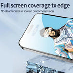 10 pezzi Pellicola in vetro temperato elettrolitico anti-impronta e antistatica Blue Gorilla per serigrafia HD, For iPhone 17e, For iPhone 17 Pro Max, For iPhone 17 Pro, For iPhone 17, For iPhone Air, For iPhone 16e, For iPhone 16 Pro Max              ...