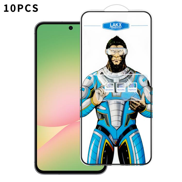 10 pezzi Pellicola in vetro temperato elettrolitico anti-impronta e antistatica Blue Gorilla per serigrafia HD, For Samsung Galaxy S26+ 5G, For Samsung Galaxy S26 Ultra 5G, For Samsung Galaxy S26 5G, For Samsung Galaxy A57 5G, For Samsung Galaxy A37 5G...