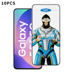 10 pezzi Pellicola in vetro temperato elettrolitico anti-impronta e antistatica Blue Gorilla per serigrafia HD, For Samsung Galaxy S26+ 5G, For Samsung Galaxy S26 Ultra 5G, For Samsung Galaxy S26 5G, For Samsung Galaxy A57 5G, For Samsung Galaxy A37 5G...