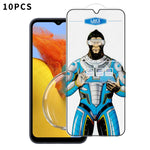 10 pezzi Pellicola in vetro temperato elettrolitico anti-impronta e antistatica Blue Gorilla per serigrafia HD, For Samsung Galaxy A35 5G, For Samsung Galaxy S24 Ultra 5G, For Samsung Galaxy S24+ 5G, For Samsung Galaxy S24 5G, For Samsung Galaxy A15   ...