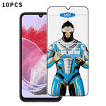 10 pezzi Pellicola in vetro temperato elettrolitico anti-impronta e antistatica Blue Gorilla per serigrafia HD, For Samsung Galaxy A35 5G, For Samsung Galaxy S24 Ultra 5G, For Samsung Galaxy S24+ 5G, For Samsung Galaxy S24 5G, For Samsung Galaxy A15   ...