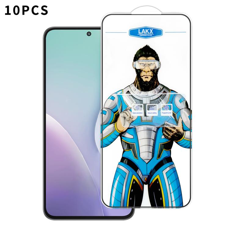 10 pezzi Pellicola in vetro temperato elettrolitico anti-impronta e antistatica Blue Gorilla per serigrafia HD, For Samsung Galaxy S26+ 5G, For Samsung Galaxy S26 Ultra 5G, For Samsung Galaxy S26 5G, For Samsung Galaxy A57 5G, For Samsung Galaxy A37 5G...