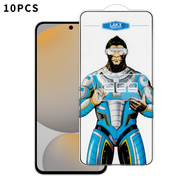10 pezzi Pellicola in vetro temperato elettrolitico anti-impronta e antistatica Blue Gorilla per serigrafia HD, For Samsung Galaxy S26+ 5G, For Samsung Galaxy S26 Ultra 5G, For Samsung Galaxy S26 5G, For Samsung Galaxy A57 5G, For Samsung Galaxy A37 5G...