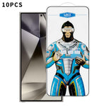 10 pezzi Pellicola in vetro temperato elettrolitico anti-impronta e antistatica Blue Gorilla per serigrafia HD, For Samsung Galaxy A35 5G, For Samsung Galaxy S24 Ultra 5G, For Samsung Galaxy S24+ 5G, For Samsung Galaxy S24 5G, For Samsung Galaxy A15   ...