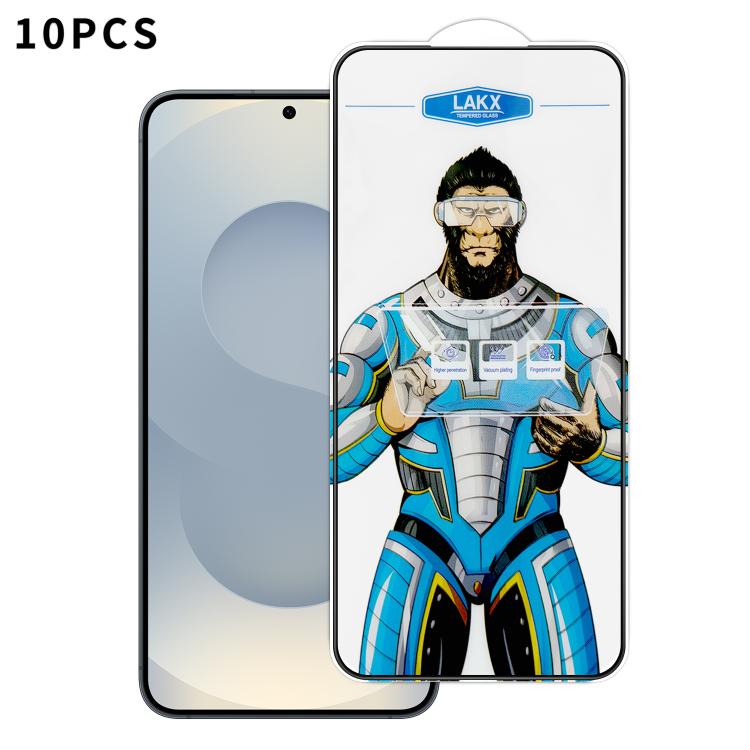 10 pezzi Pellicola in vetro temperato elettrolitico anti-impronta e antistatica Blue Gorilla per serigrafia HD, For Samsung Galaxy S26+ 5G, For Samsung Galaxy S26 Ultra 5G, For Samsung Galaxy S26 5G, For Samsung Galaxy A57 5G, For Samsung Galaxy A37 5G...